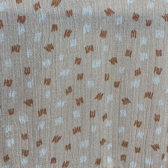 Cotton Bleu Peach Print Short Sleeve Top Size 3XL NWT - Picture 6 of 7